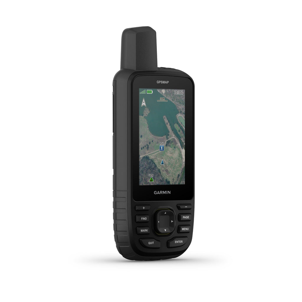 Garmin GPSMAP 67 Rugged GPS Hiking Handheld, Expanded GNSS Support, 3in Display with Wearable4U Power Pack Bundle