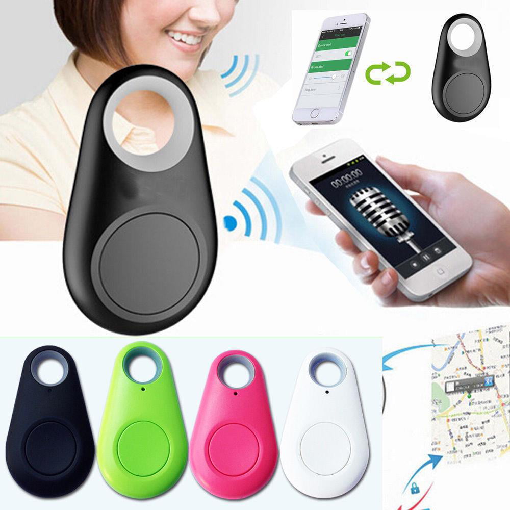 Deago Smart Remote Control Finder Bluetooth Tracer Pet dog Child GPS Locator Tag Alarm Wallet Key Tracker Anti-Lost White