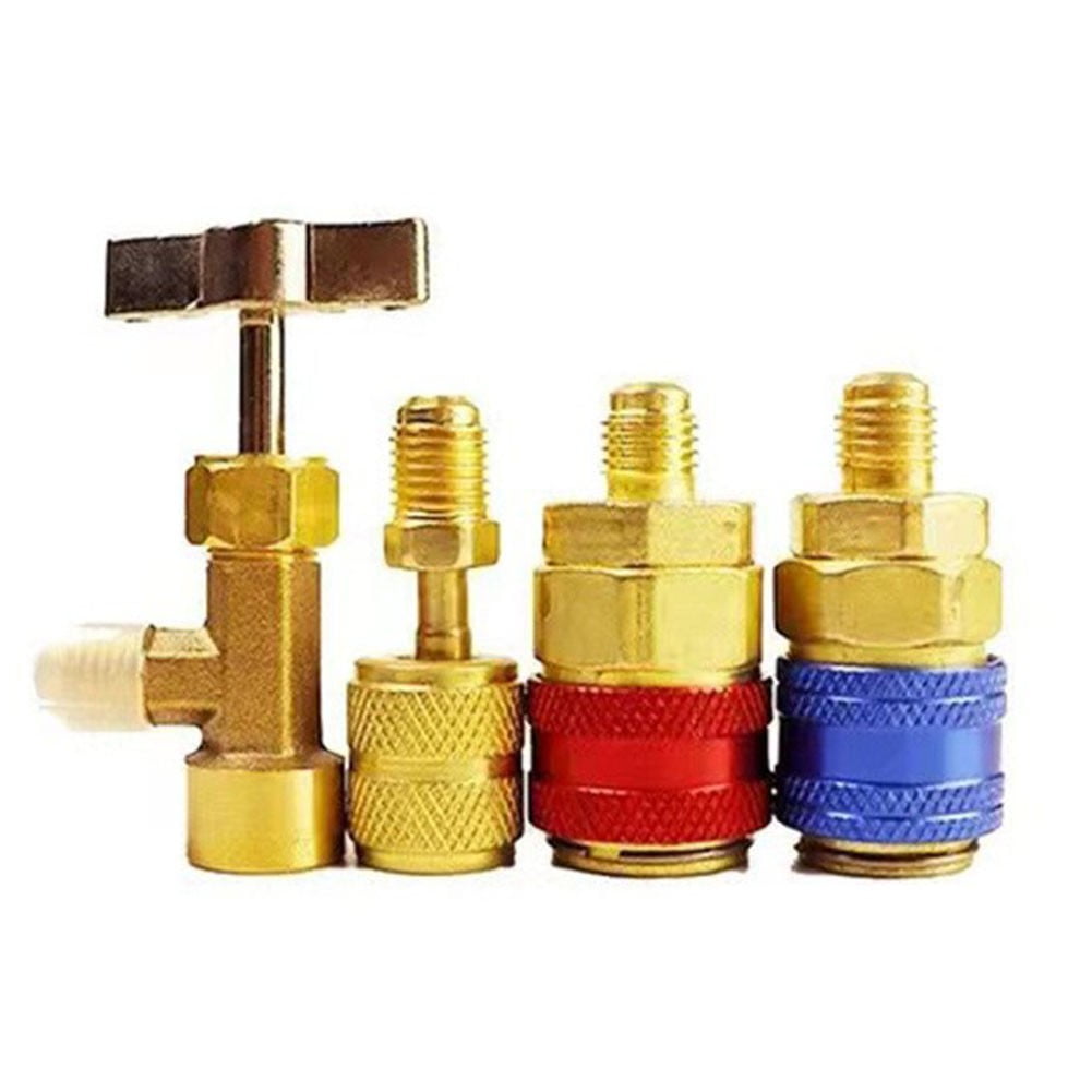 BLUESON Manifold Gauge Kit Air Conditioning Tool For R410A R32 R404A R134A
