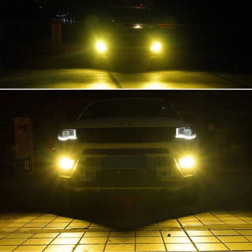 Golden Yellow 2pcs 3000k H11 H16 LED Fog Light Bulb for Nissan Altima 2007-2017