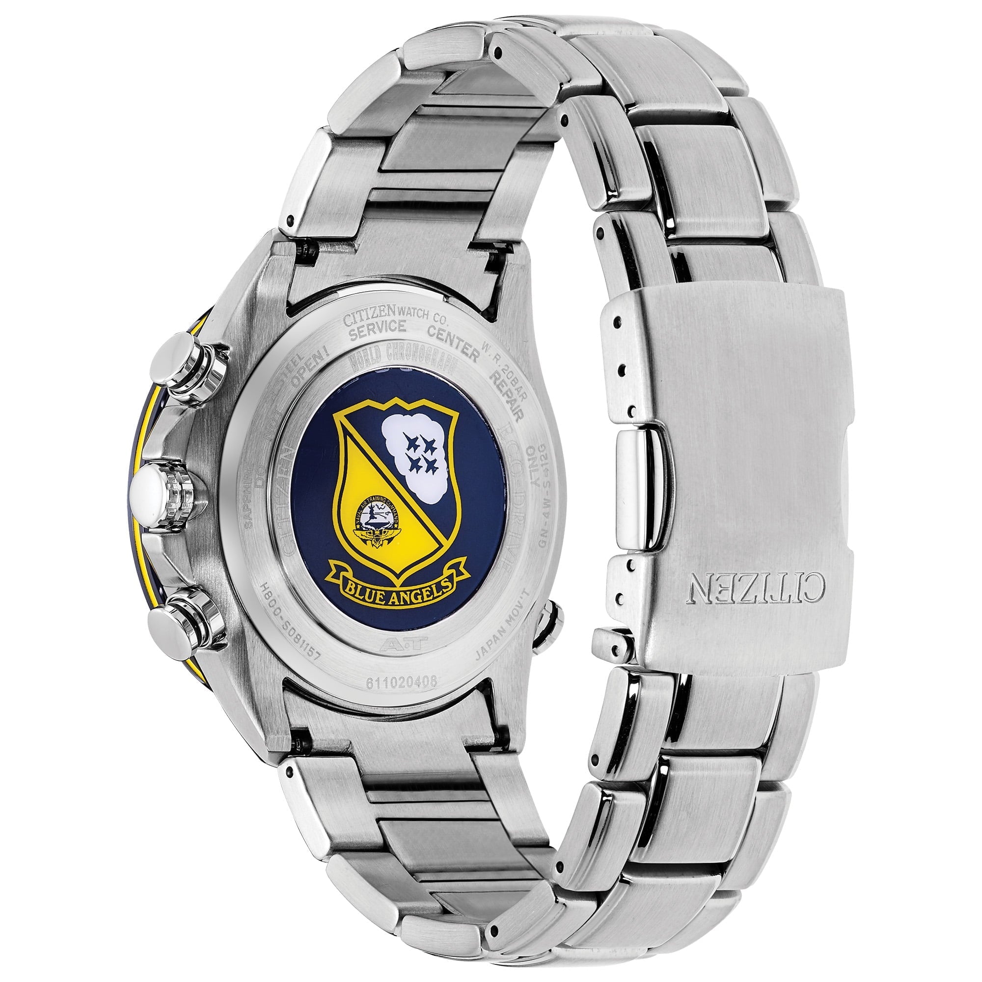 Citizen Men's Eco Drive Blue Angels World Chronograph AT Watch AT8020-54L