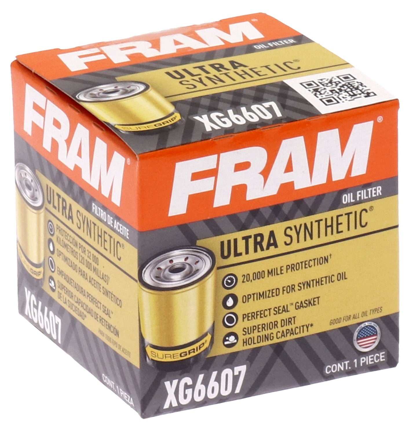 FRAM Ultra Synthetic Oil Filter, XG6607 Fits select: 2006-2023 NISSAN ALTIMA, 2008-2023 NISSAN ROGUE