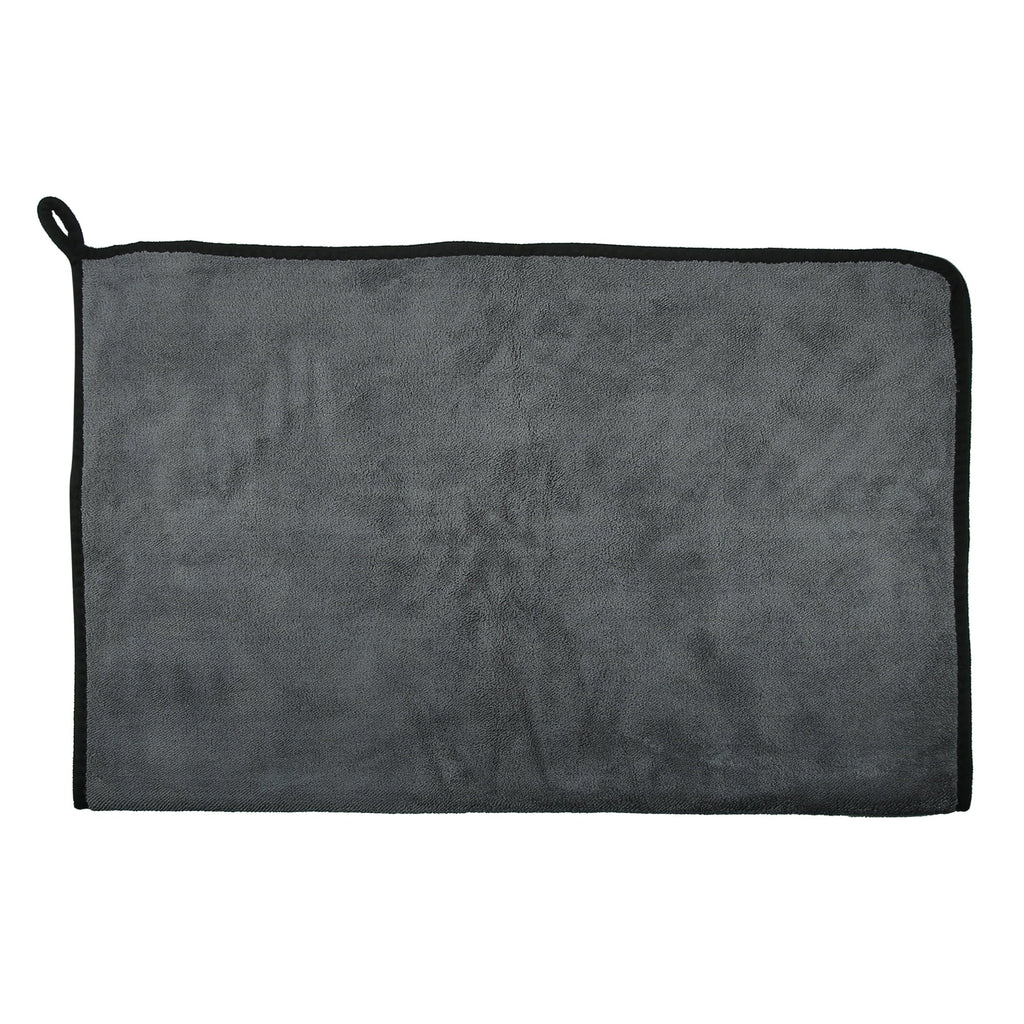 Grey Green 80 x 60cm Microfibre Car Drying Towel Extra Large Car Cleaning Super Absorbent Car Drying Cloth Dryer 2pcs