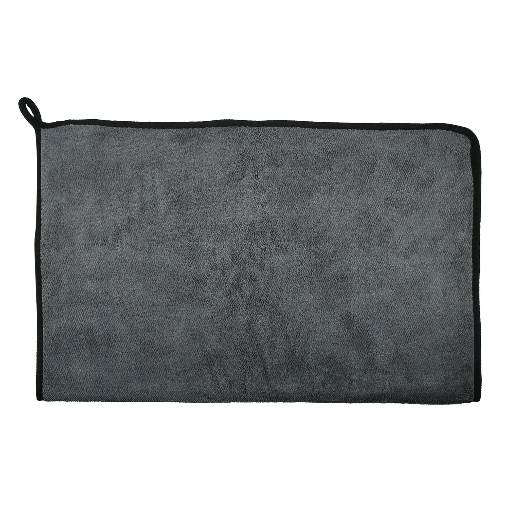 Grey Green 80 x 60cm Microfibre Car Drying Towel Extra Large Car Cleaning Super Absorbent Car Drying Cloth Dryer 2pcs