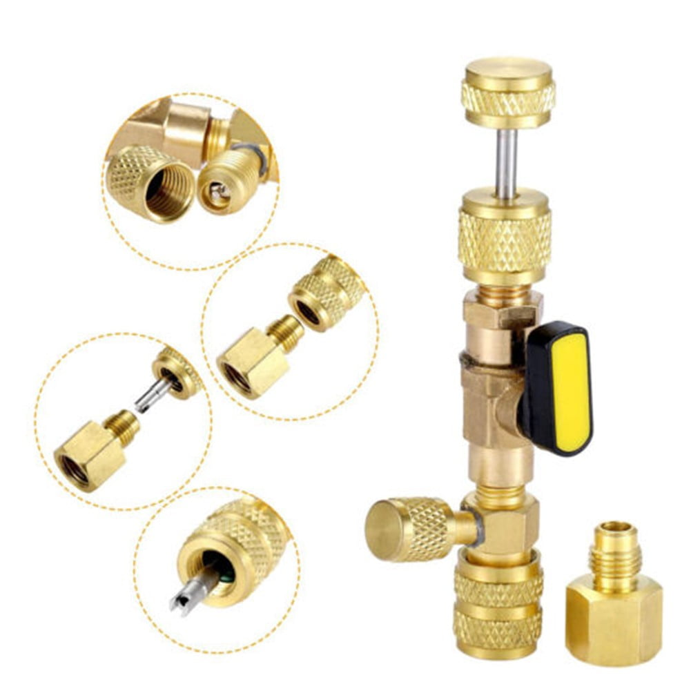 R410A R22 Valve Core Remover SAE 1/4 & 5/16 Port For R134A R12 R32 HVAC System