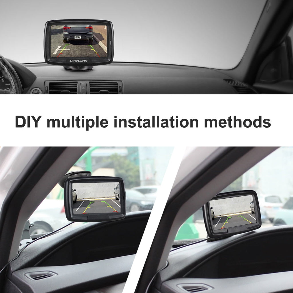 Wireless Backup Camera for Trucks, Waterproof Reversing Camera  Easy Installation, Vehicle Digital BackUp Camera System Wireless Rear View Camera for Trailer