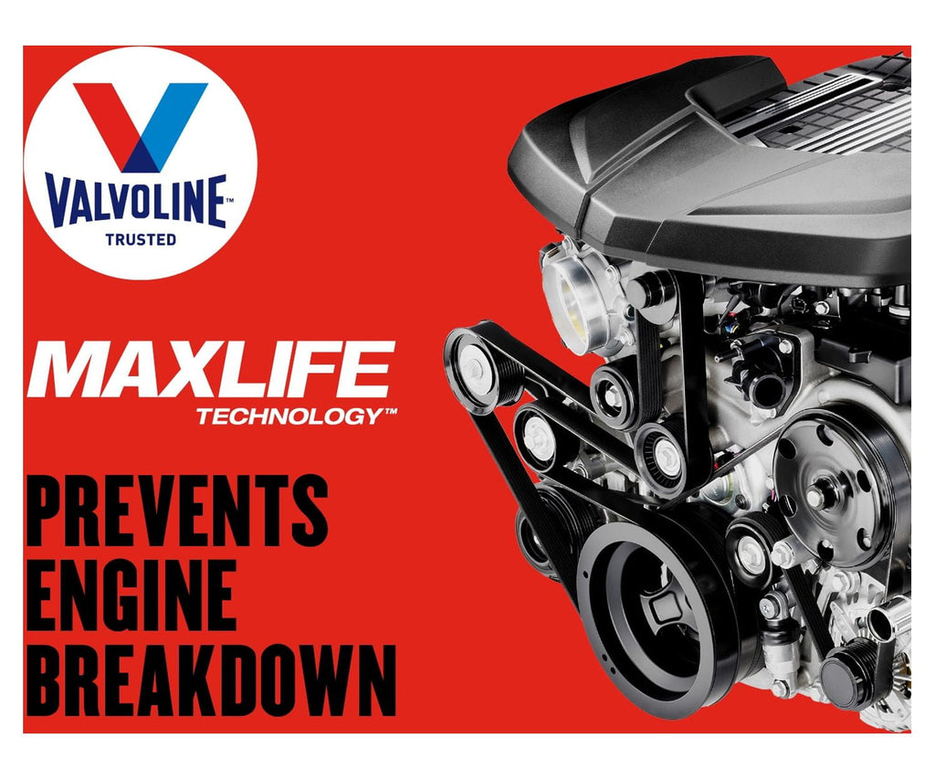 Valvoline High Mileage with MaxLife Technology SAE 5W-30 Synthetic Blend Motor Oil 5 QT
