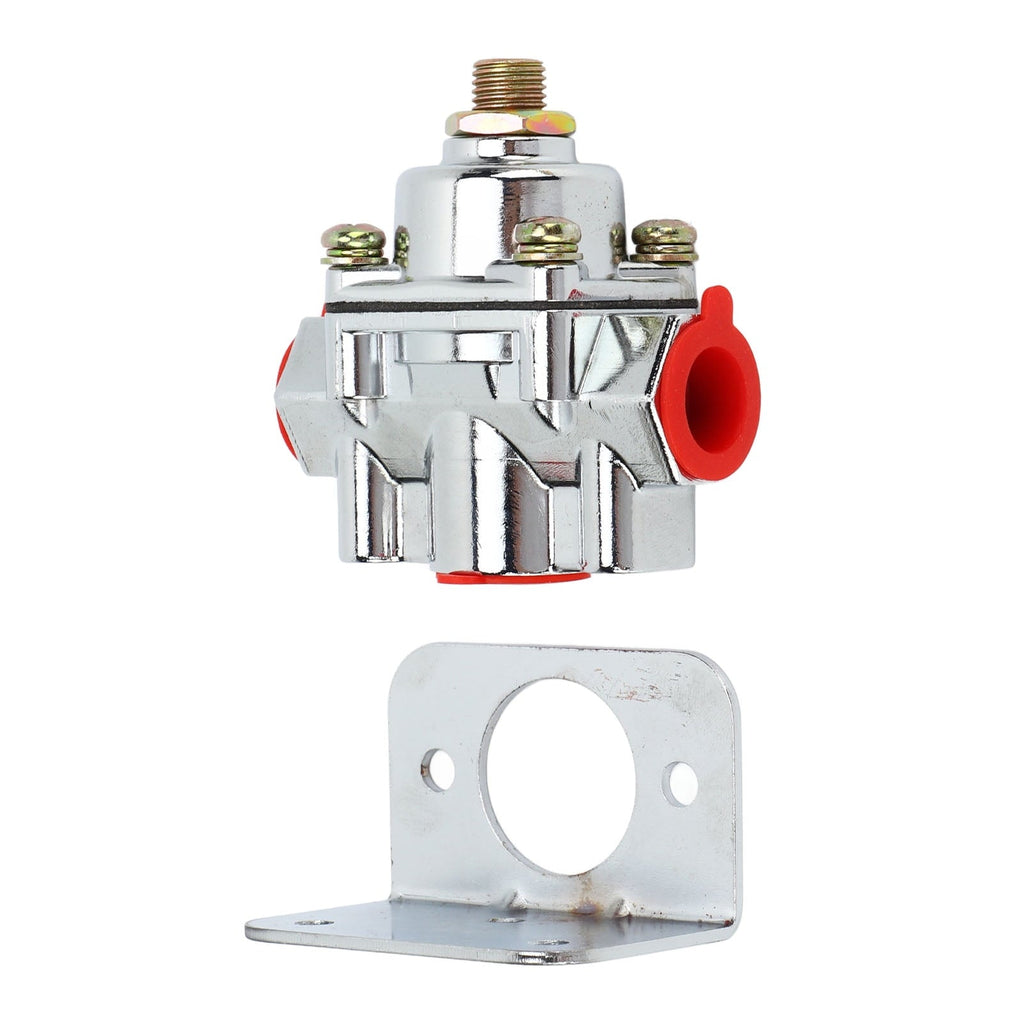 Fuel Pressure Regulator Set, High Strength Solid Stable Performance 1-4 PSI Rustproof Carb Part 12-804  For Holley