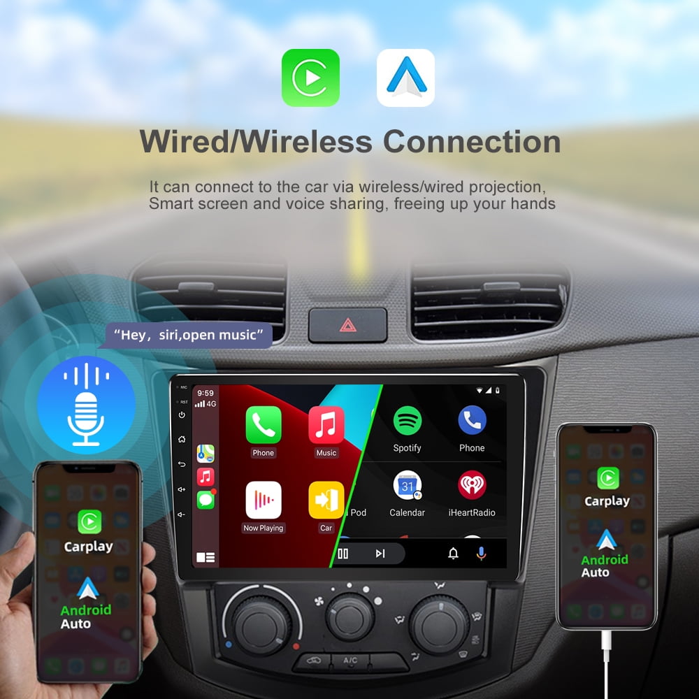 For Toyota Corolla 2003-2008 9" Android 12 Car Stereo Player GPS Navigation Carplay/Auto Backup Camera
