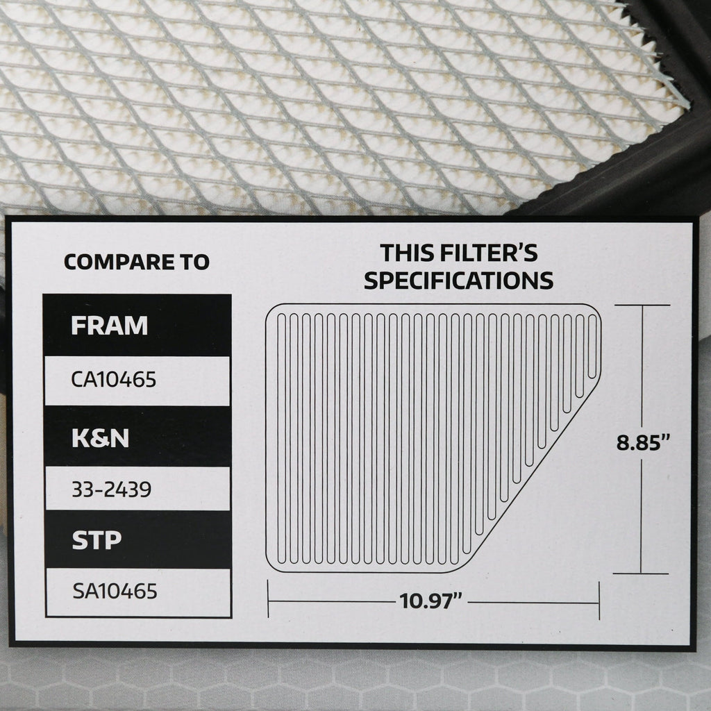 Super Tech 1510 Engine Air Filters, Replacement for GM and Chevrolet Fits select: 2010-2017 CHEVROLET EQUINOX, 2010-2017 GMC TERRAIN