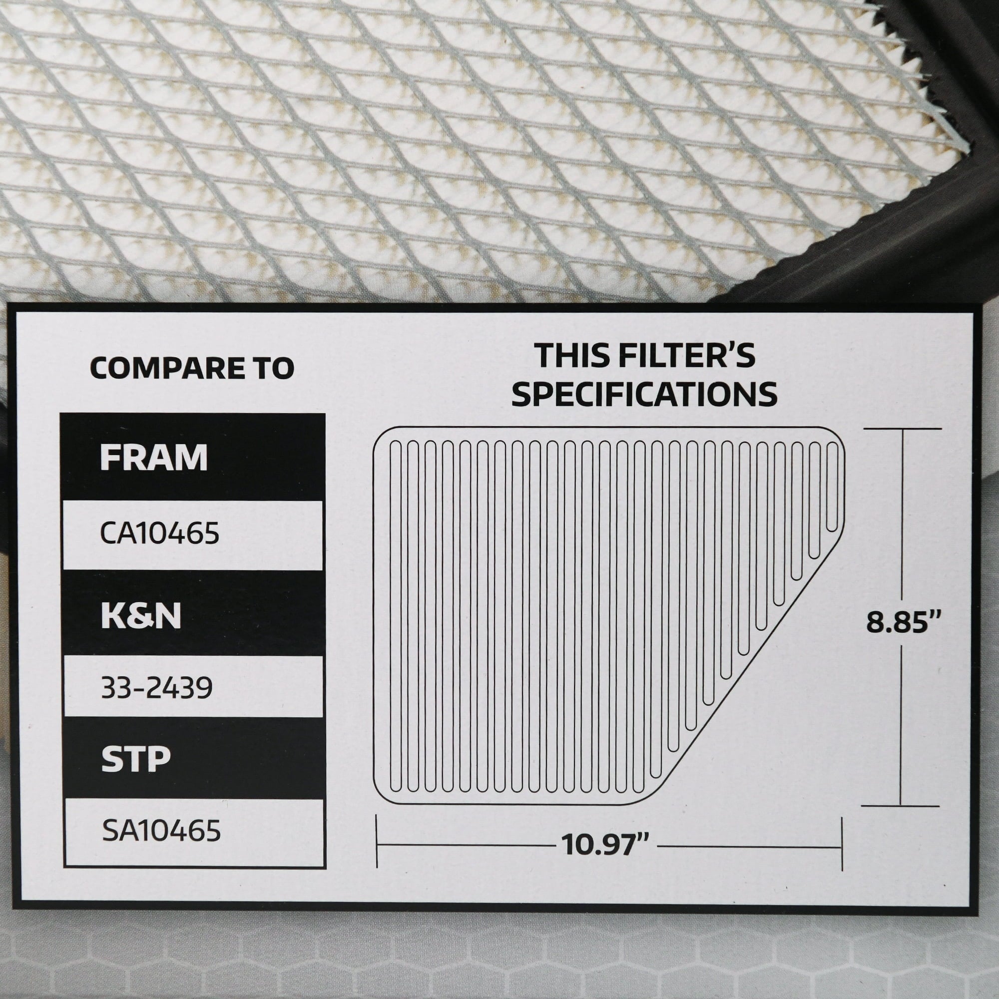 Super Tech 1510 Engine Air Filters, Replacement for GM and Chevrolet Fits select: 2010-2017 CHEVROLET EQUINOX, 2010-2017 GMC TERRAIN