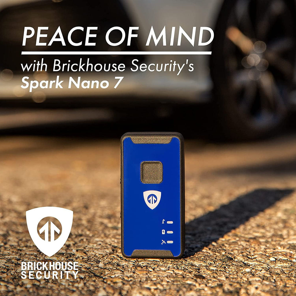 BrickHouse Security Spark Nano 7 4G LTE Micro Realtime GPS Tracker for Covert Monitoring - Subscription Required