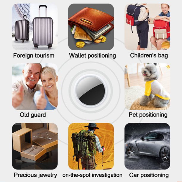 AirTags GPS Tracker,Smart Finder Search Tracker with Protective Cover for Apple AirTags Accessories
