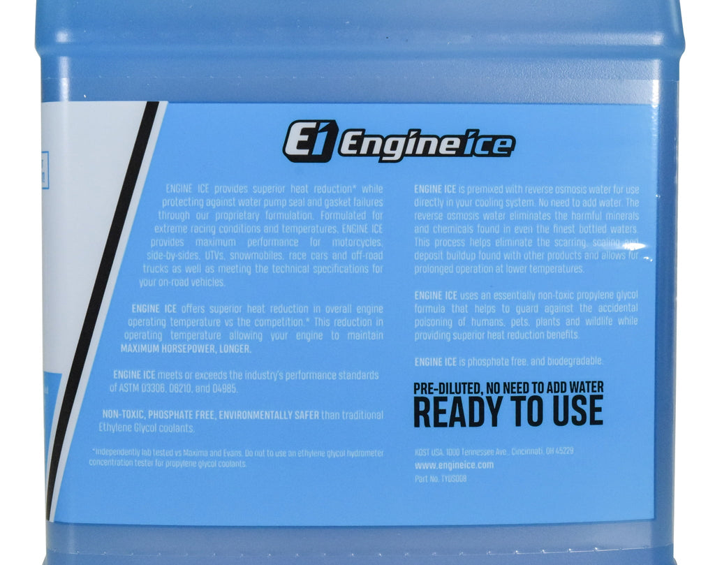 Engine Ice 1/2 Gal Hi-Performance Non-Toxic TYDS008 Coolant 64oz