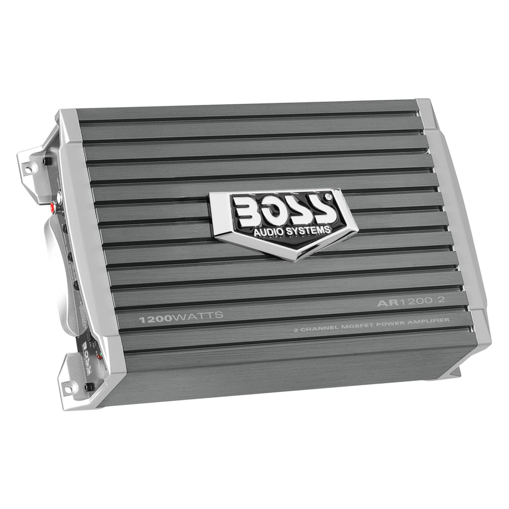 Boss Audio AR1200.2 1200 Watt 2-Channel Car Audio Amplifier Amp and Level Remote