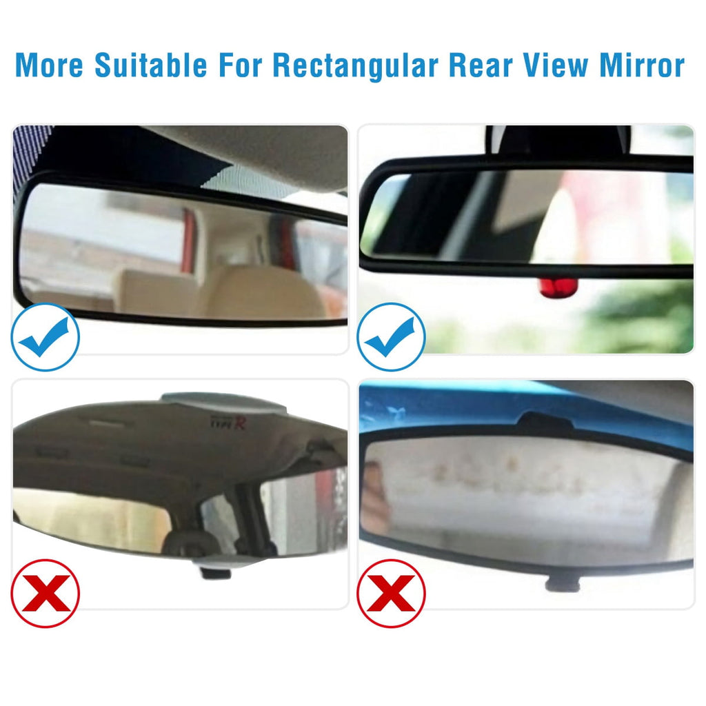Car Rear View Mirror Phone Mount Holder, iMounTEK Universal 360° Rotation Phone Stand Cradle for iPhone Samsung GPS