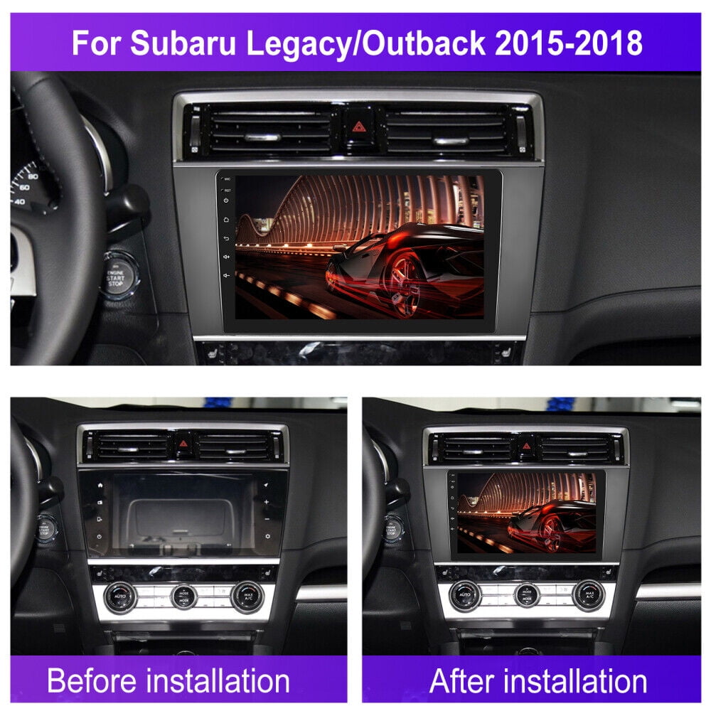 Android 13 Car Radio Stereo for Subaru Legacy Outback 2015-2018, 9" Car Multifunctional Player Support Carplay Android Auto GPS Navigation Wifi Bluetooth Radio SWC USB Rear Camera 2G RAM+32G ROM,Black