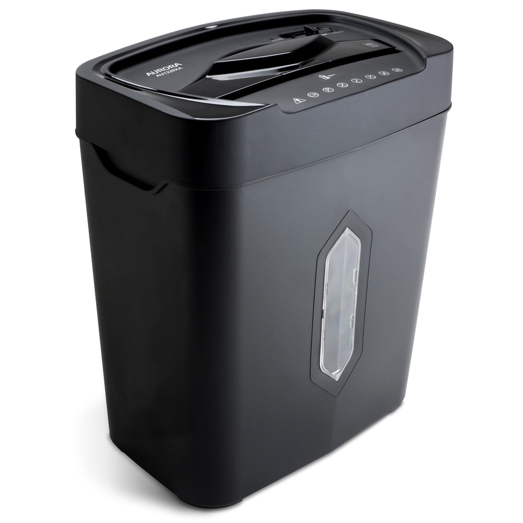 Aurora GB 12-Sheet Crosscut Paper and Credit Card Shredder with 5.2-Gallon Wastebasket