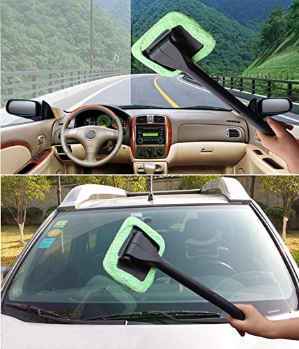 TekDeals Windshield Easy Cleaner - Clean Hard-To-Reach Windows On Your Car Or Home!