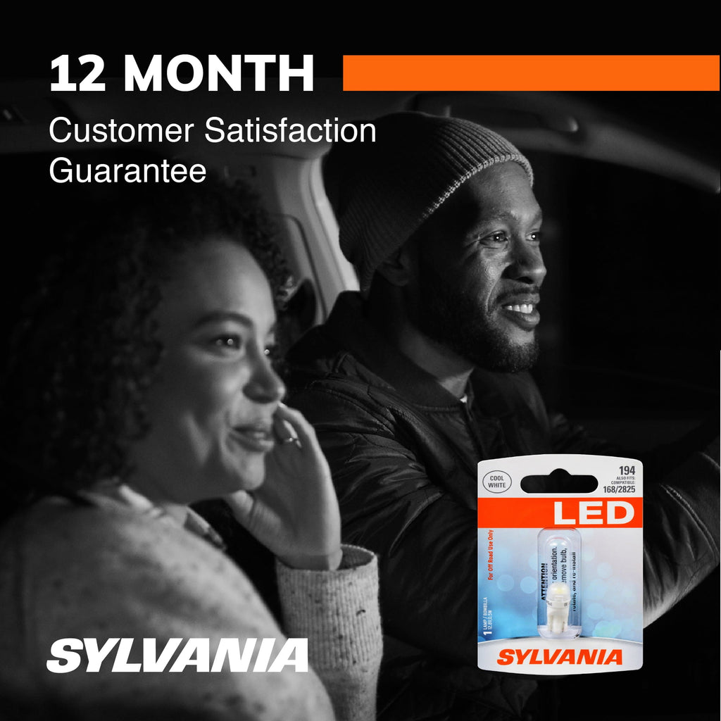 Sylvania 194 White LED Automotive Mini Bulb, Pack of 1