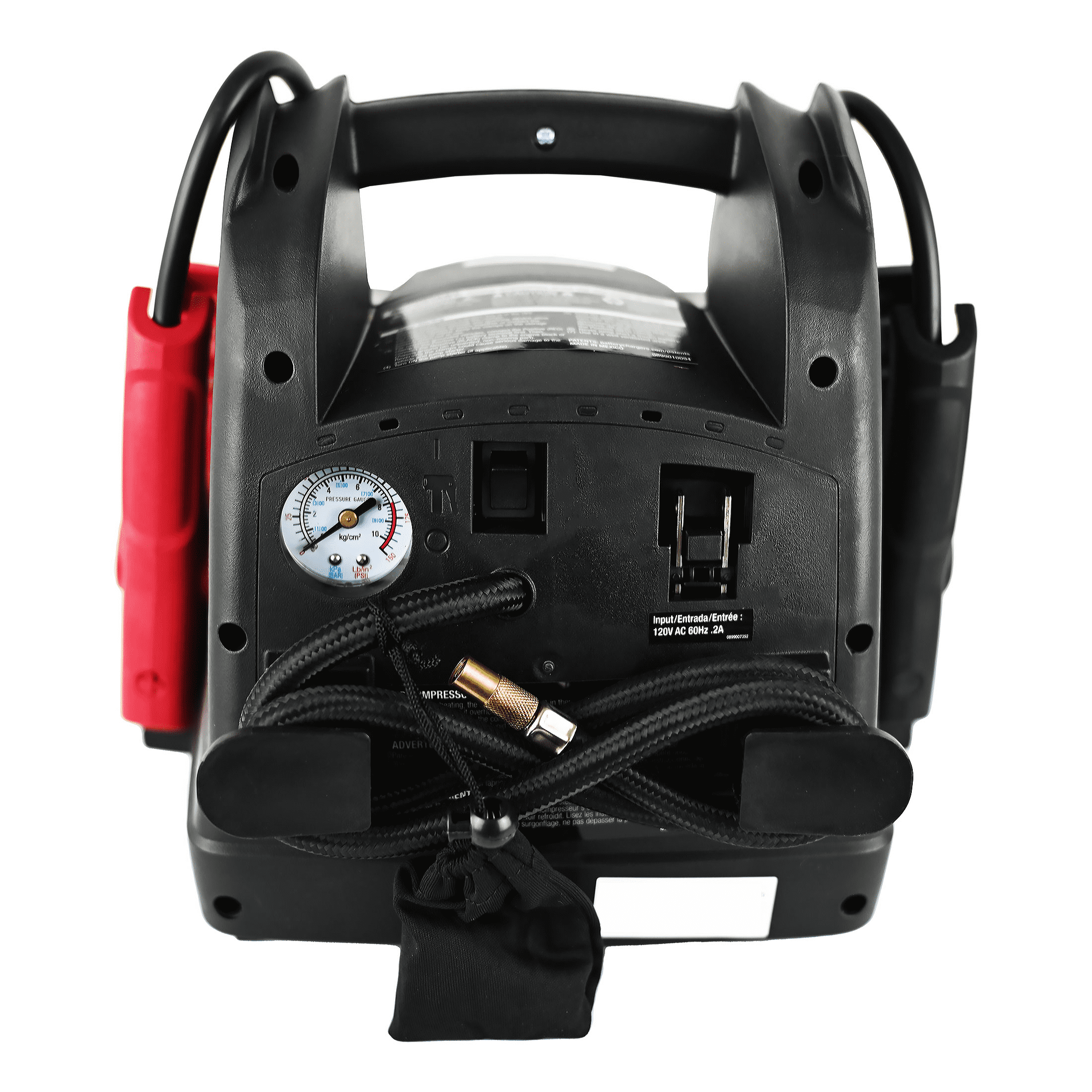 Schumacher SJ1583 Portable Power Station and 800 Peak Amp Jump Starter – 150-PSI Air Compressor – Works with Apple, Samsung, and Android Devices