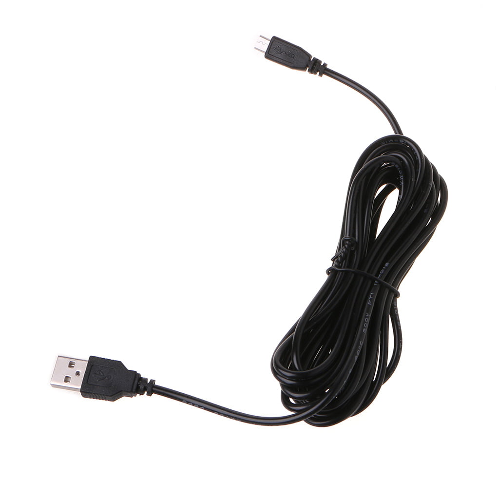 OOKWE Output 5V/2A Mini Micro USB Power Cable 3.5m Dash Cam Video Recorder Power Cord