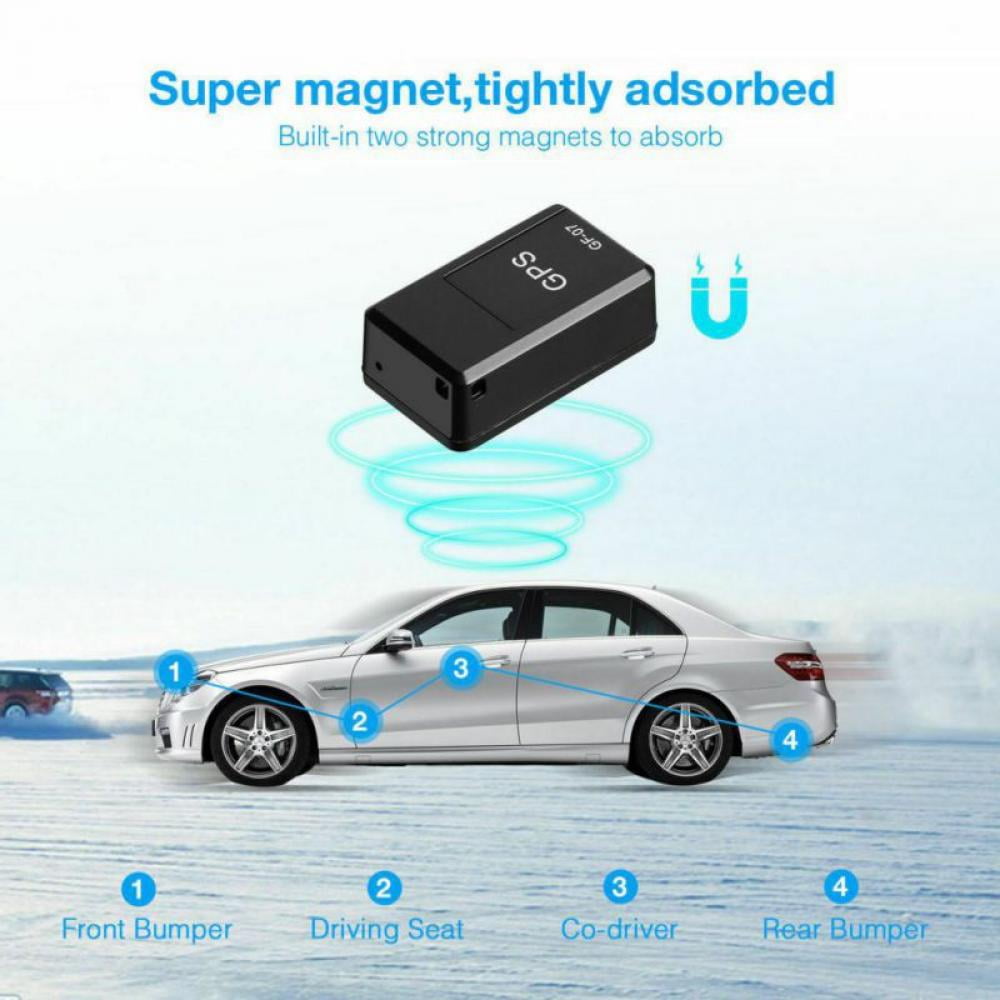 Magnetic Portable Mini GPS Tracker with Sound Monitor for Vehicles, Car, Kids, Elderly, Child, Dogs & Motorcycles Magnetic Small Portable Tracking Device