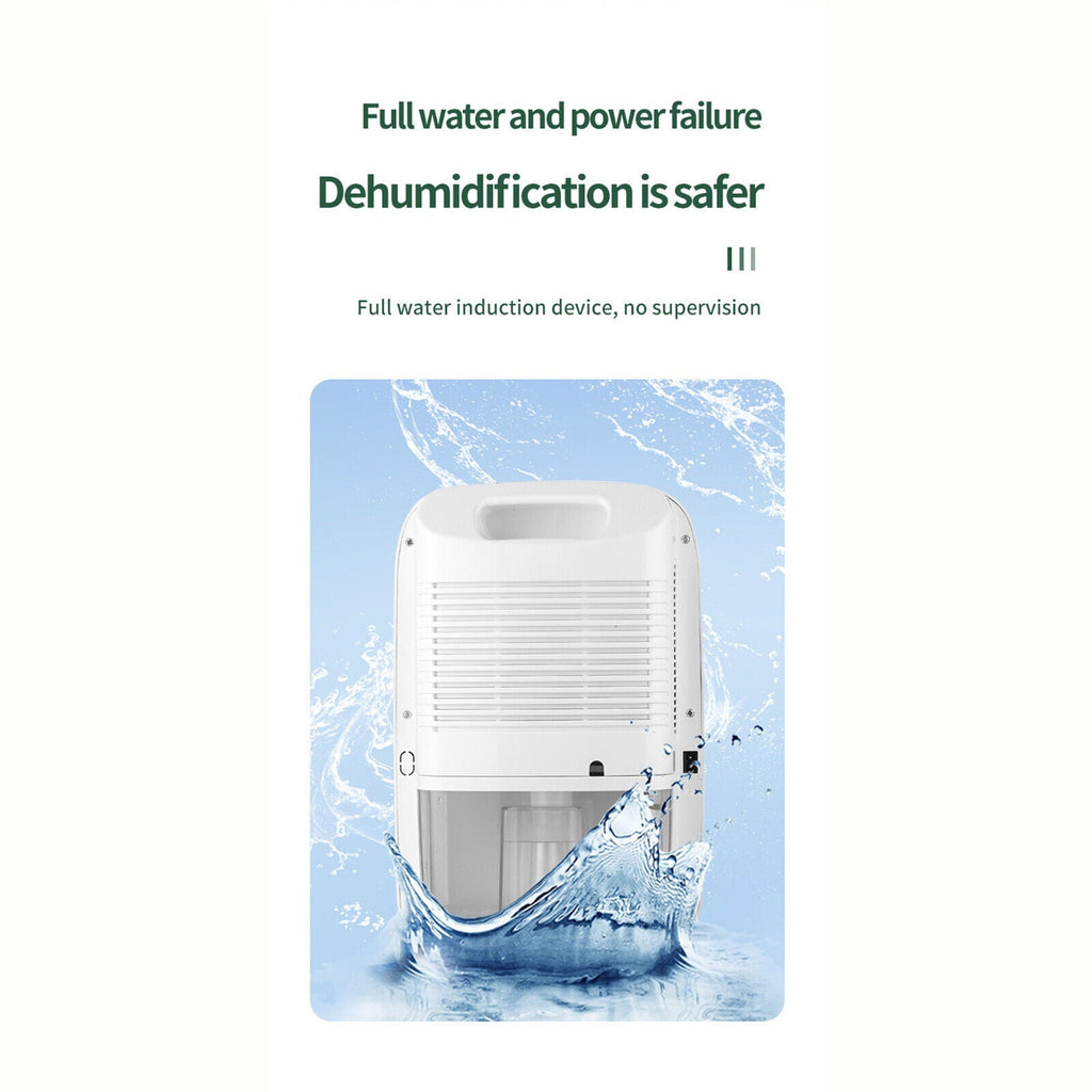 Miumaeov Dehumidifier Large Home 2.5L Air Dryer Damp Moisture Bedroom Remote Control 42W