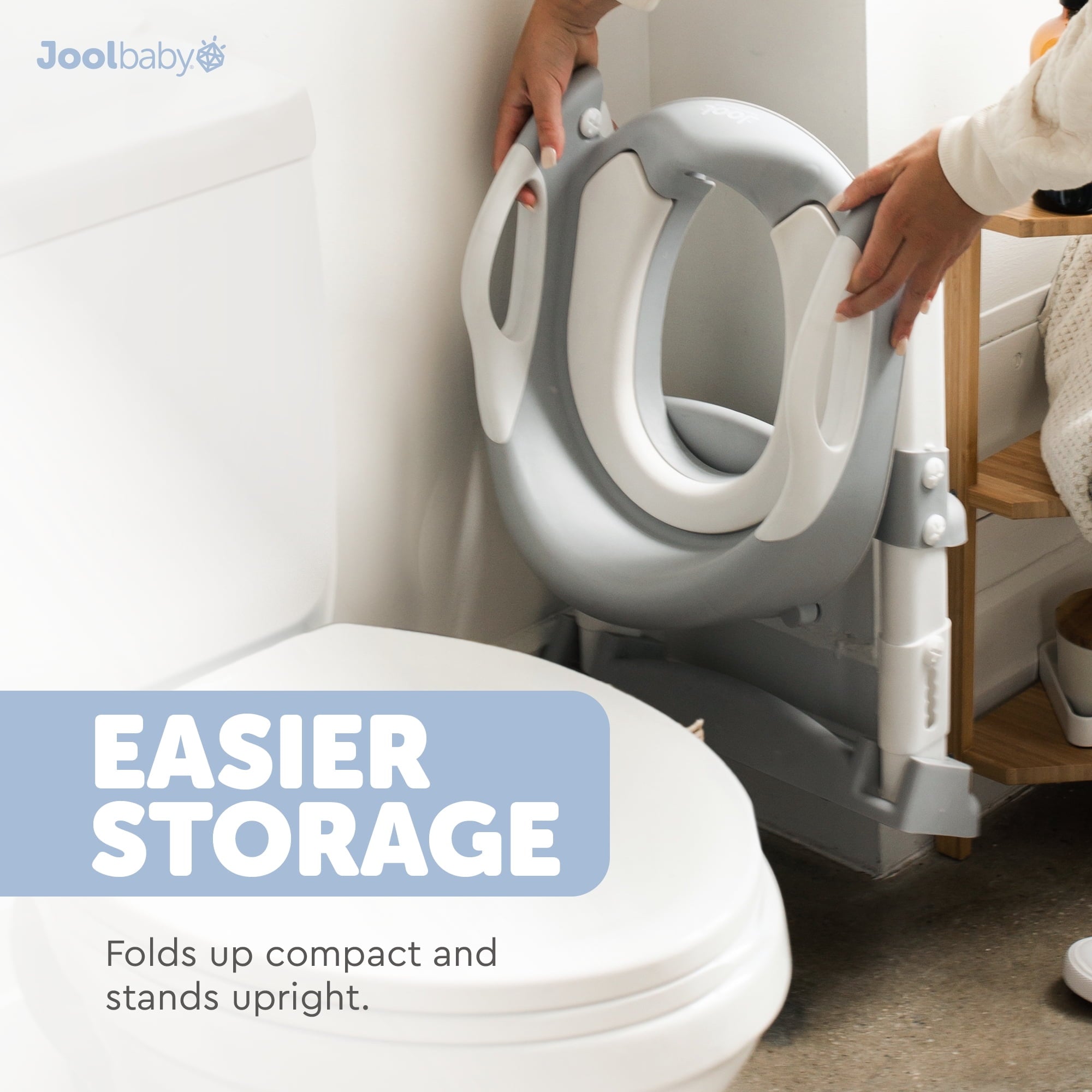 Jool Baby Potty Ladder - Gray