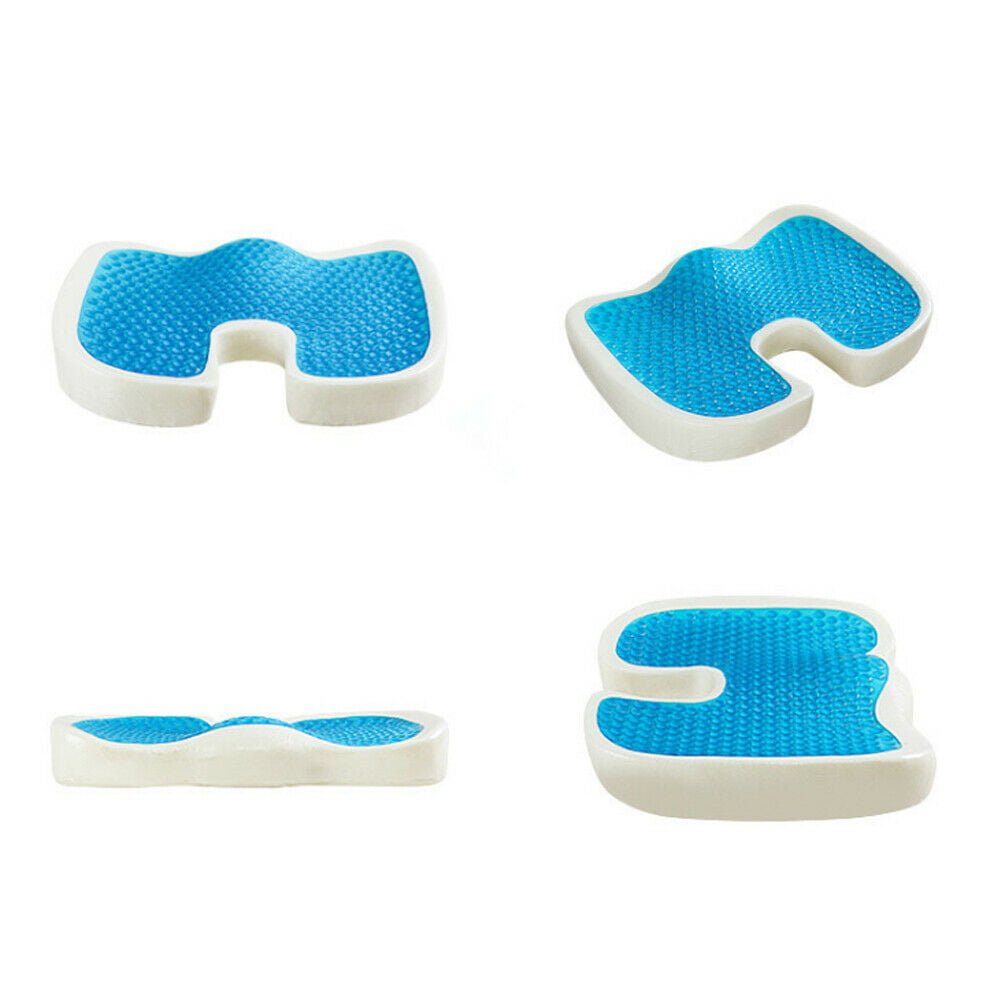 Seat Cushion Cool Gel Memory Foam Chair Pillow Orthopedic Office Chair Car Pad