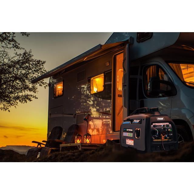 Pulsar Products GD400BN, 4000W Portable super-quiet Dual Fuel & Parallel Capability, CARB Compliant Inverter Generator, ultra-lightweight and RV Ready, 4000-Watt Gray
