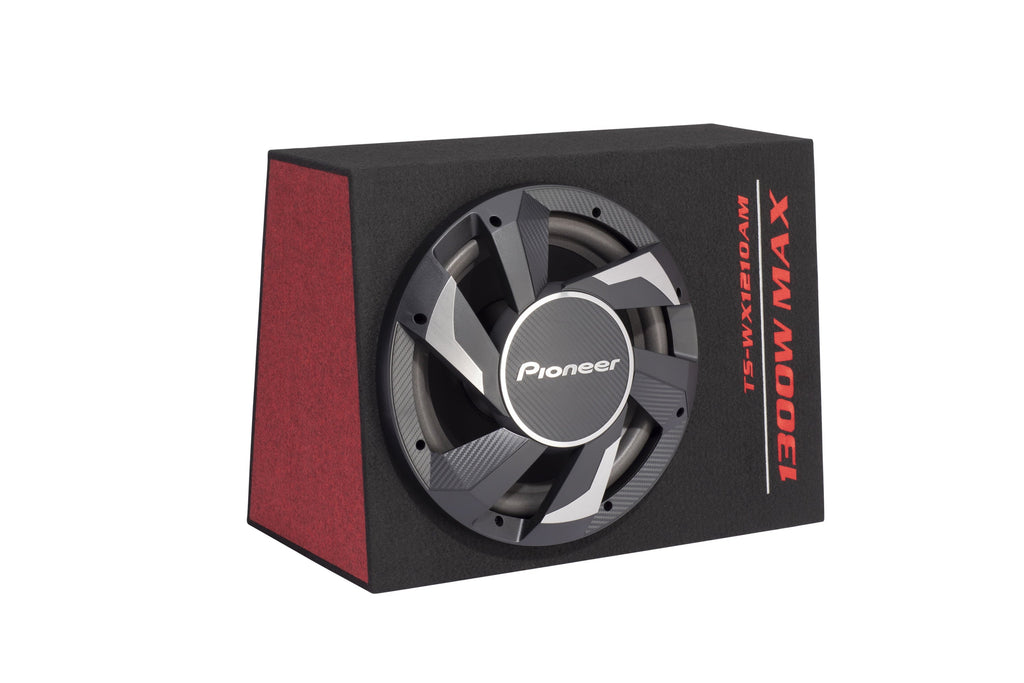 Pioneer TS-WX1210AM 12” 1300 Max Power Ported Enclosure Active Subwoofer with Built-in Amplifier