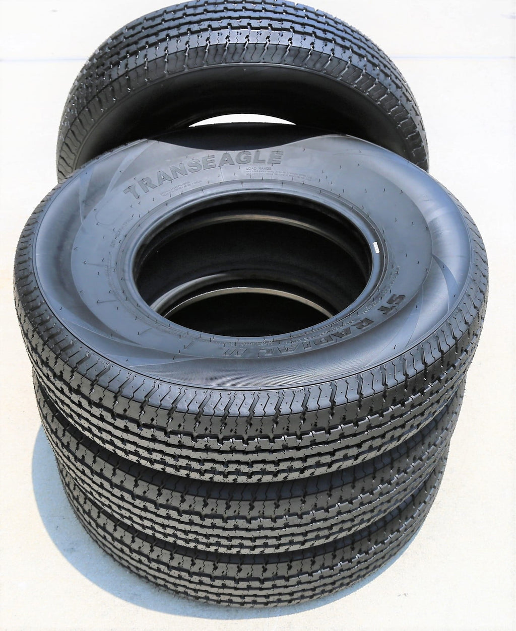 Set of 4 (FOUR) Transeagle ST Radial II Steel Belted ST 235/80R16 Load E (10 Ply) Trailer Tires