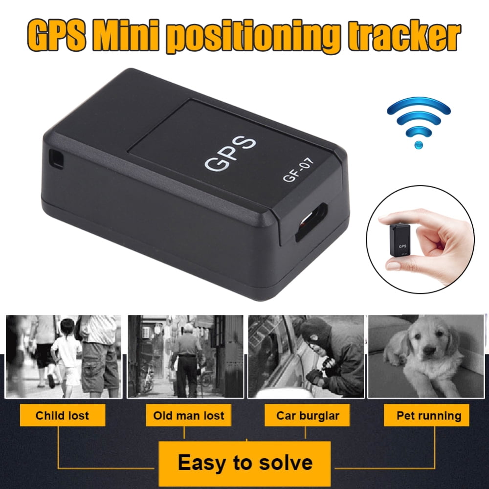 Mini GPS Tracker Compact & Portable Real Time Tracking Device  GPS Tracker  for Vehicles Car Kids Elderly Dogs & Motorcy