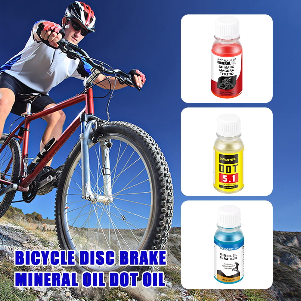 Bicycle Disc Brake Mineral Oil 60Ml Redbicycle Brake Oil Anti-Dry Smooth Mountain Bike Hydraulic Oil Cycling Equipment