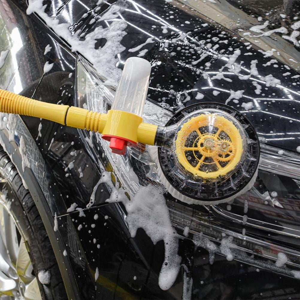 Car Wash Cleaning Kit Chenille Microfiber Wash Mop 360 Degree Automatic Rotation Car Wash Tool for Windshield Windows Doors