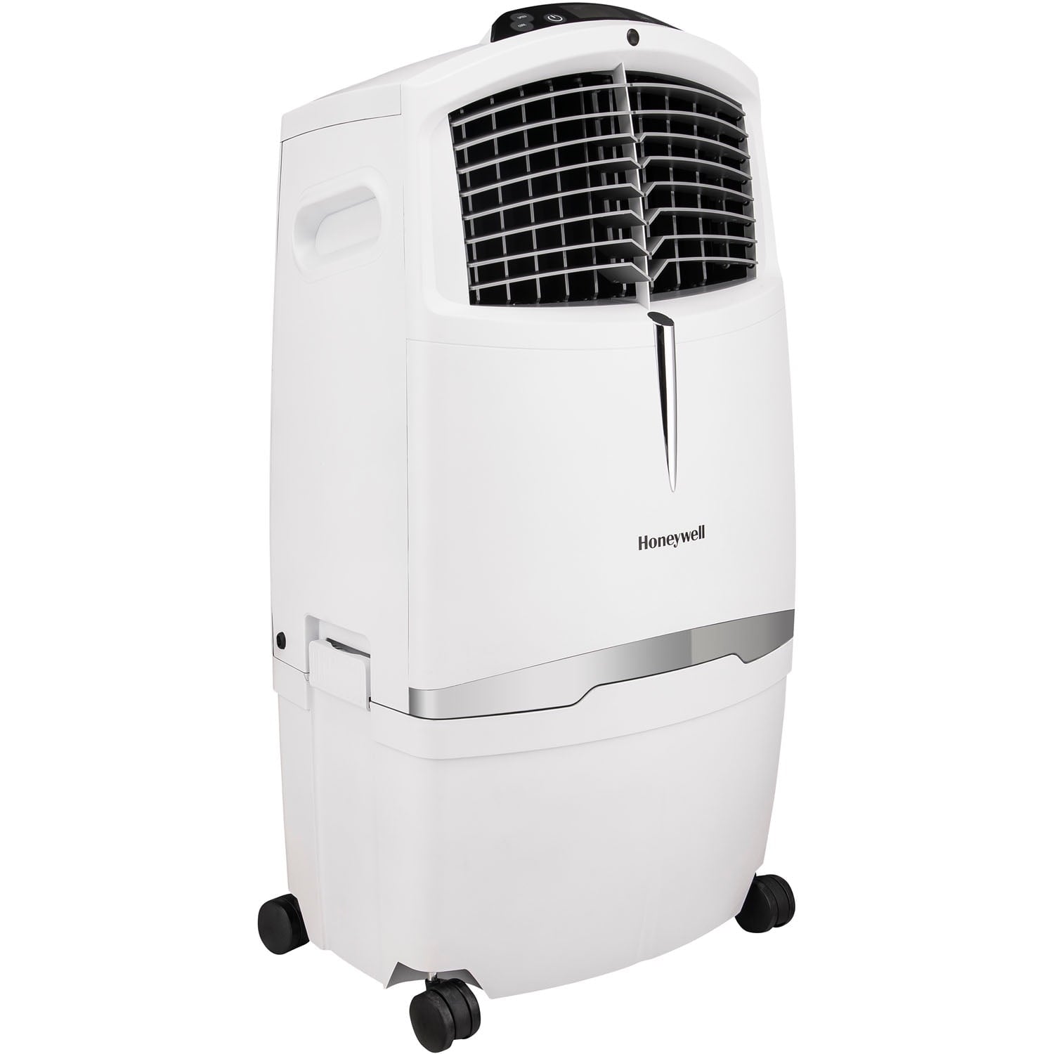 Honeywell 525-729CFM Portable Evaporative Cooler, Fan & Humidifier with Ice Compartment & Remote, CL30XCWW, White