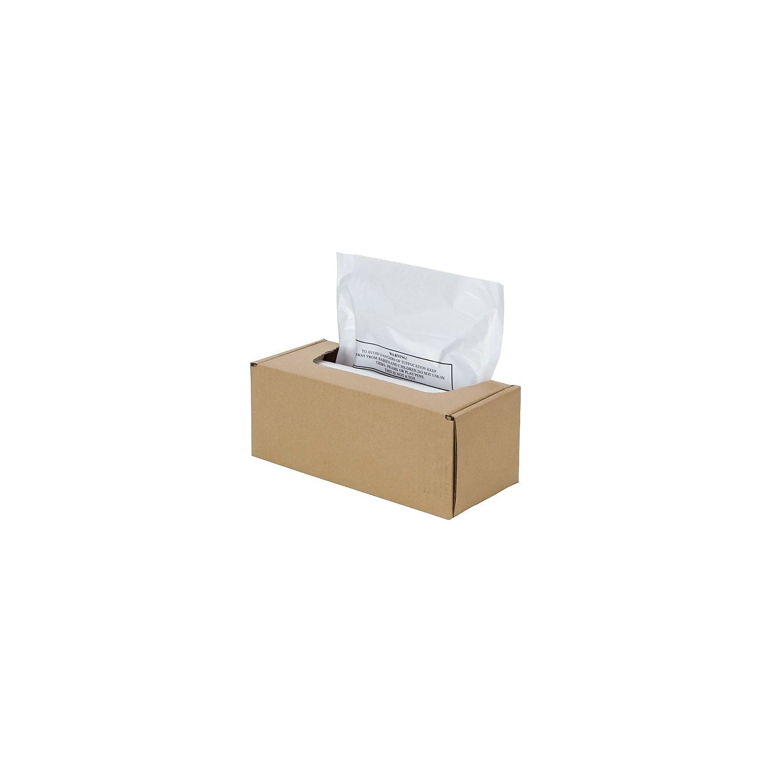 Fellowes Shredder Waste Bags, 16-20 gal Capacity, 50/Carton (3608401)