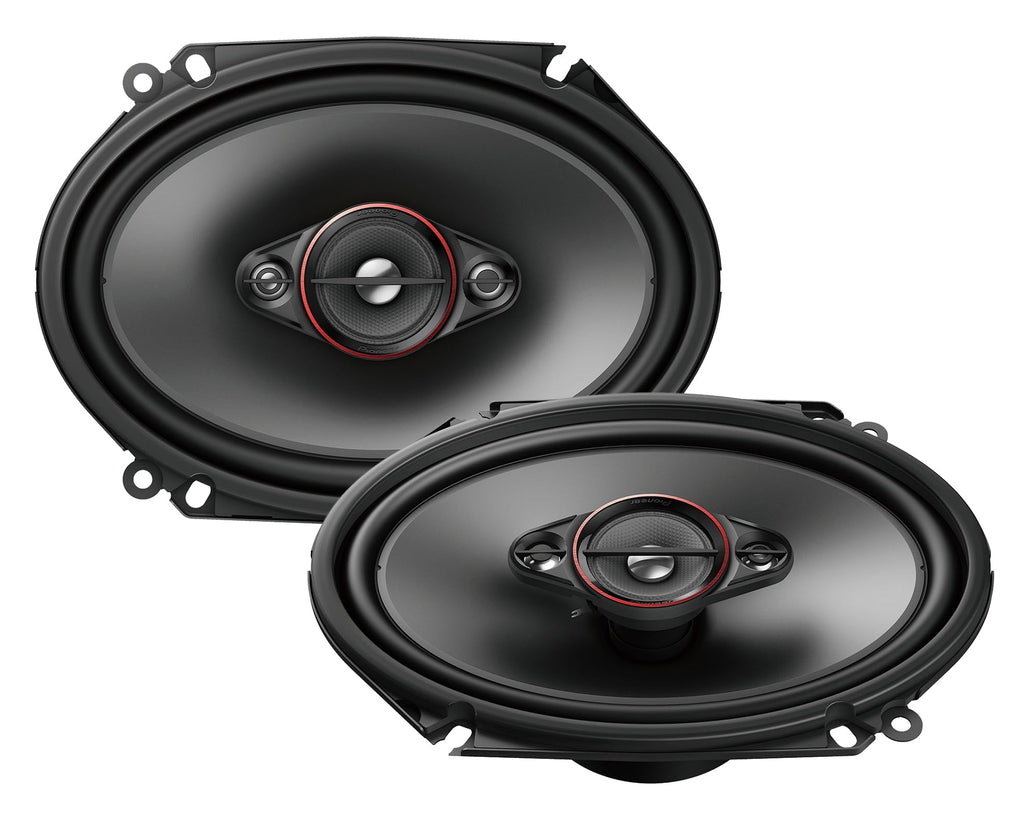 Pioneer TS-800M 6" x 8" - 4-way 350 W Max Power | 11mm Tweeter and 11mm Super Tweeter and 1-5/8" Cone Midrange | Coaxial Speakers (Sold in Pairs)