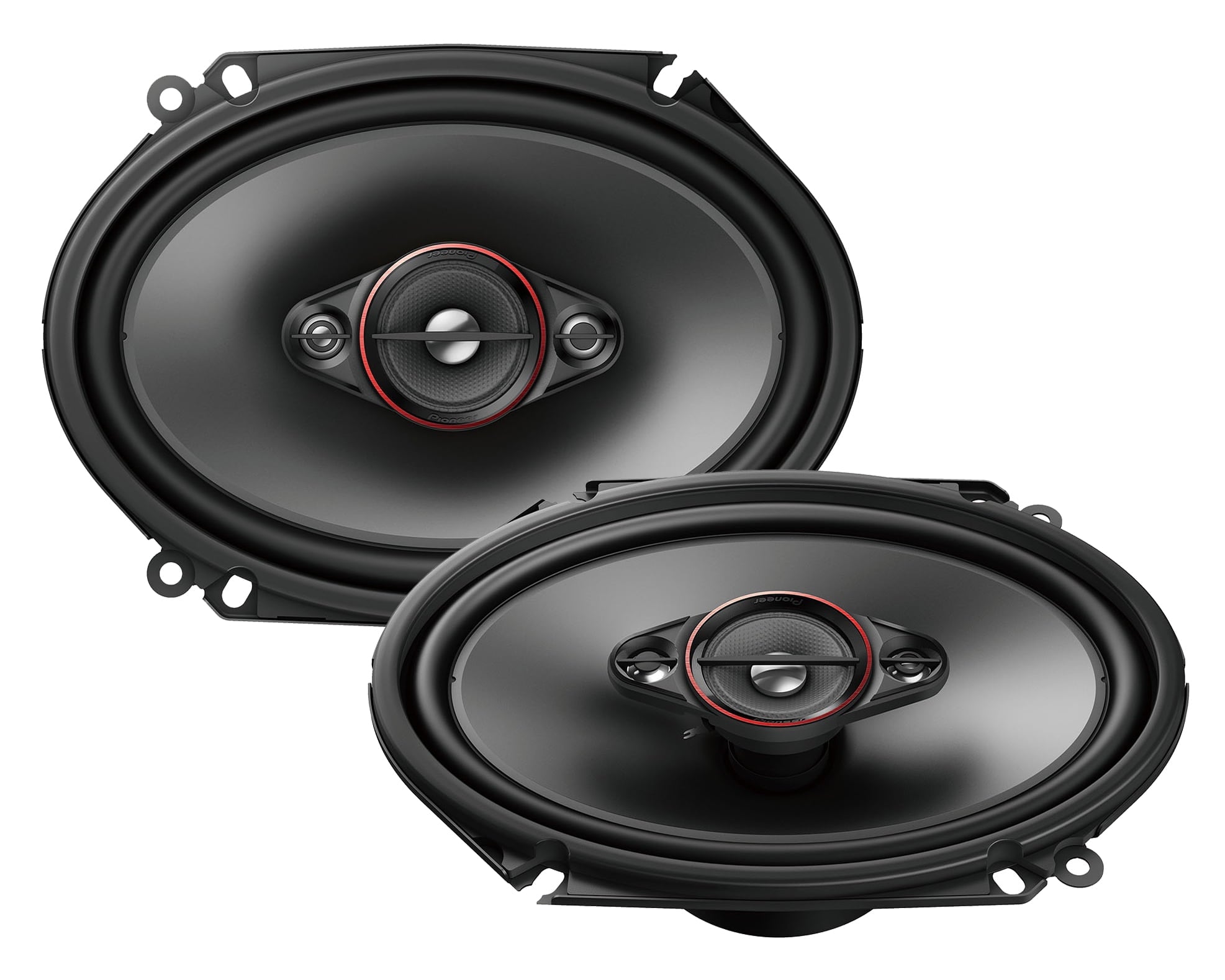 Pioneer TS-800M 6" x 8" - 4-way 350 W Max Power | 11mm Tweeter and 11mm Super Tweeter and 1-5/8" Cone Midrange | Coaxial Speakers (Sold in Pairs)