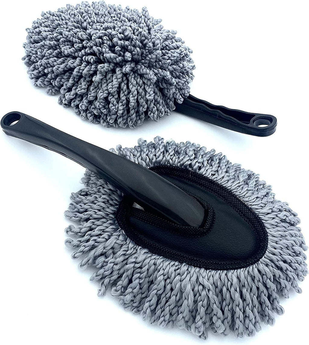 Car Wax Drag Nano Fiber Car Wash Brush Car Dusting Tool Car Mop Wax Duster Exterior Interior Cleaning Kit (Premium Car Duster & Dash Duster),,F171265
