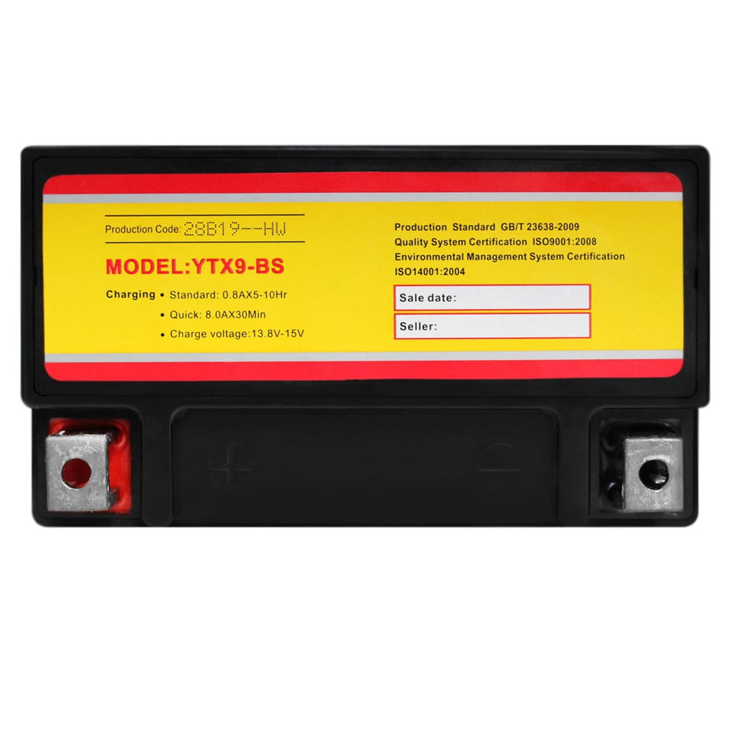 YTX9-BS SLA Battery for Honda 750 VFR750R (RC30) 1990