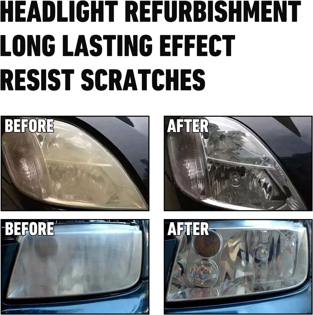 Restowipes Headlight Restoration Kit,Restowipes Headlight Restore Cleaning Wipes,Polish Headlights Lens Restore Cleaner DIY Polishing,Headlight Cleaner Restoration Kit for Car