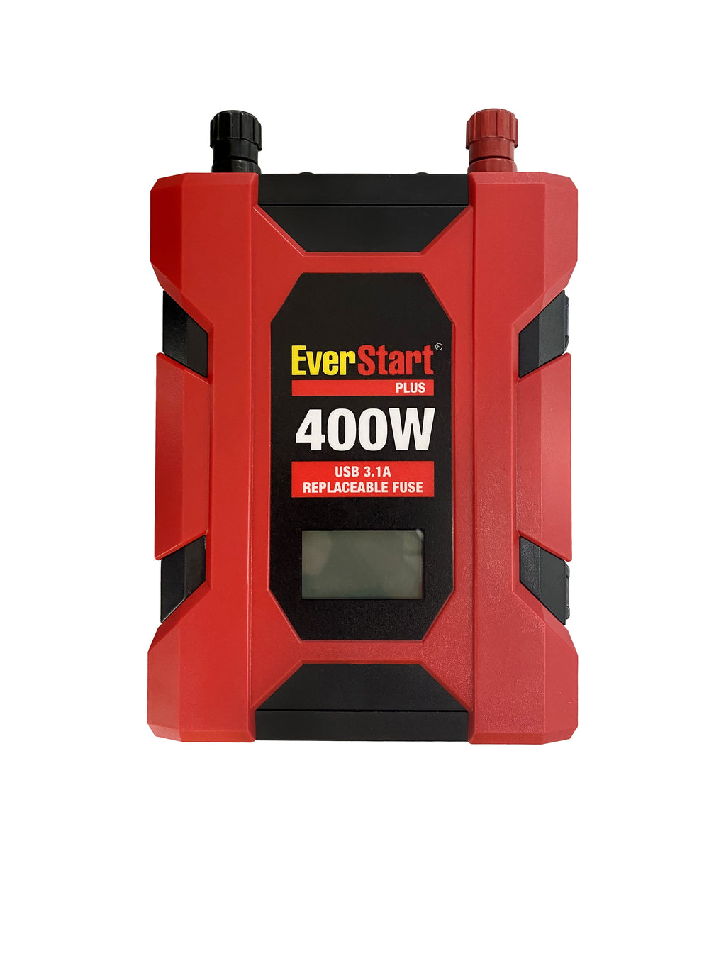 EverStart 400 Watts Portable Slim Inverter with Digital Display and Multiple USB and AC Ports