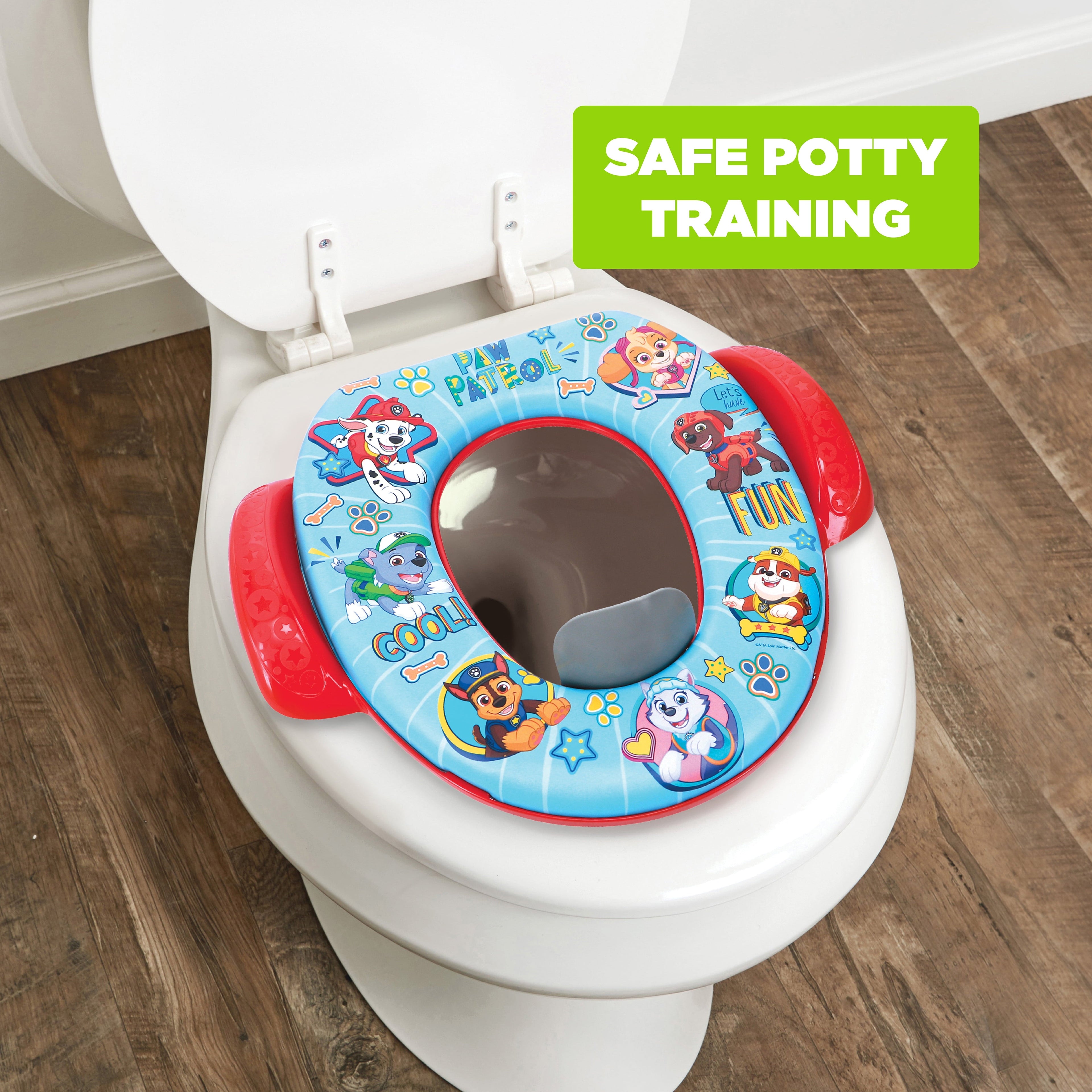 Nickelodeon PAW Patrol "Let's Have Fun" Soft Potty Seat with Potty Hook