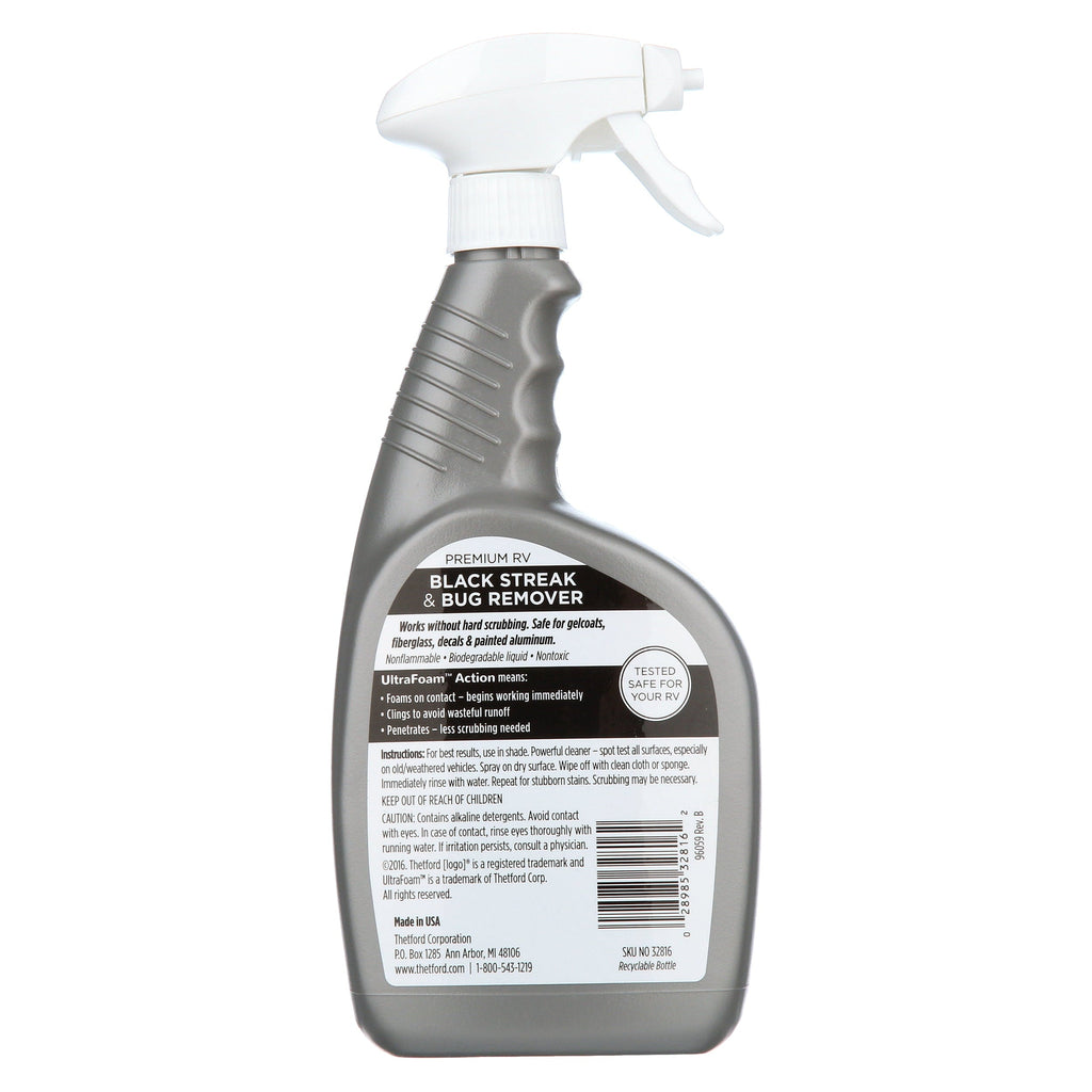 Thetford Premium RV Ultrafoam Black Streak and Bug Remover 32 oz - PN 32816