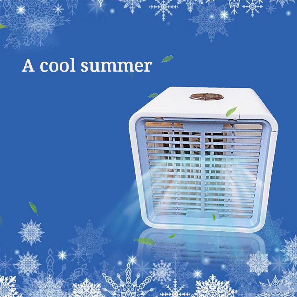 Mchoice portable air conditioner, 4-In-1 Small Air Conditioner, Air Cooling Fan and Humidifier, Mini Evaporative Cooler and Aroma Diffuser for Home Office, 3 Fan Speeds