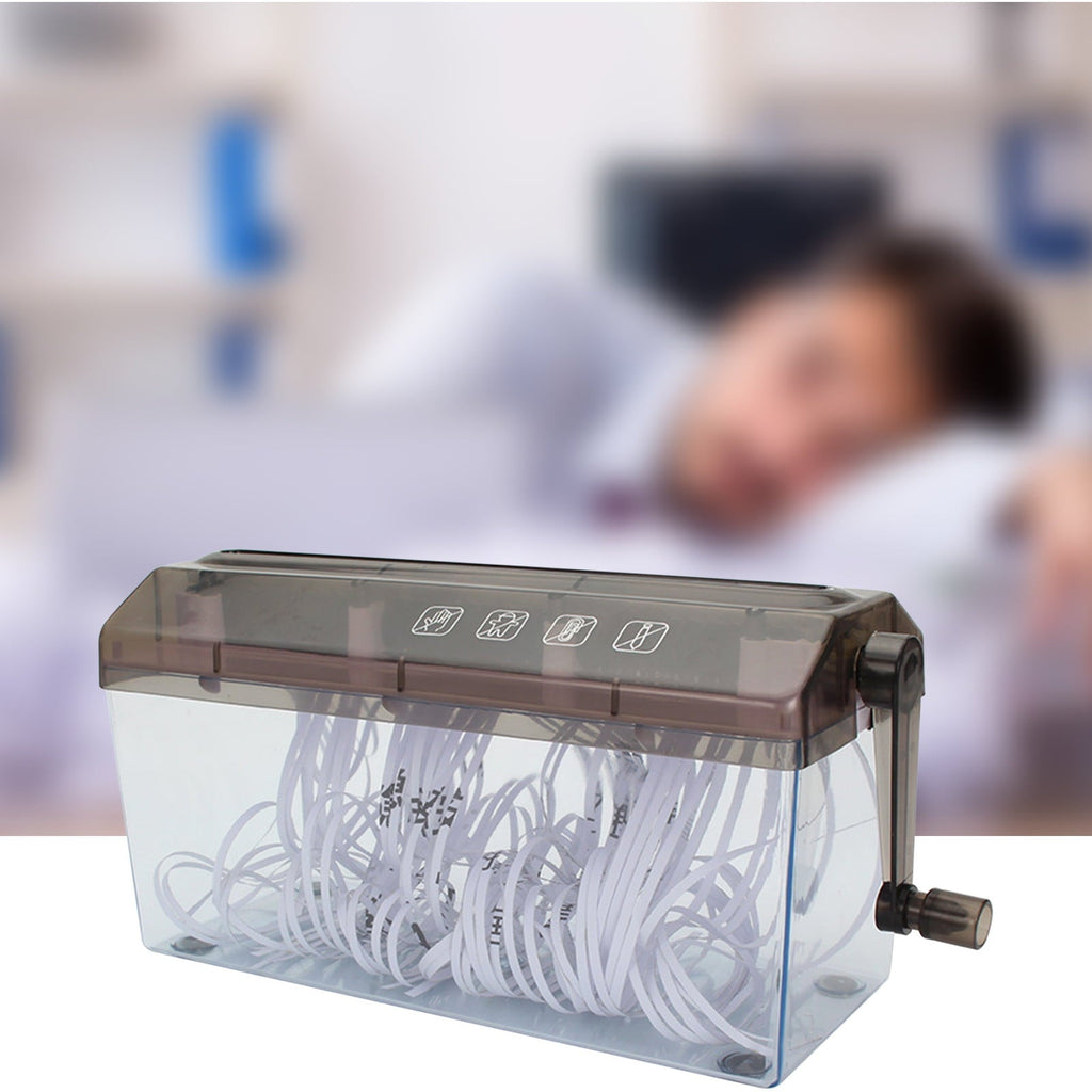 loopsun Portable Shredder,Mini A4 Paper Shredder School Home Manual Receipts Office Cutting Machine