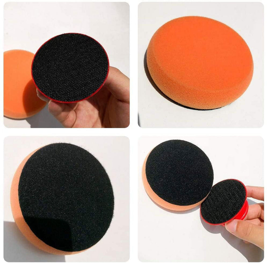 6PCS Car Wax Applicator Pads Kit- Car Detailing Tool for Waxing Kit Glaze Sealant Liquid Paste Wax Ceramic Coating , Paint and Auto Part Accessories , Car Wash Kit Cleaning Supplies