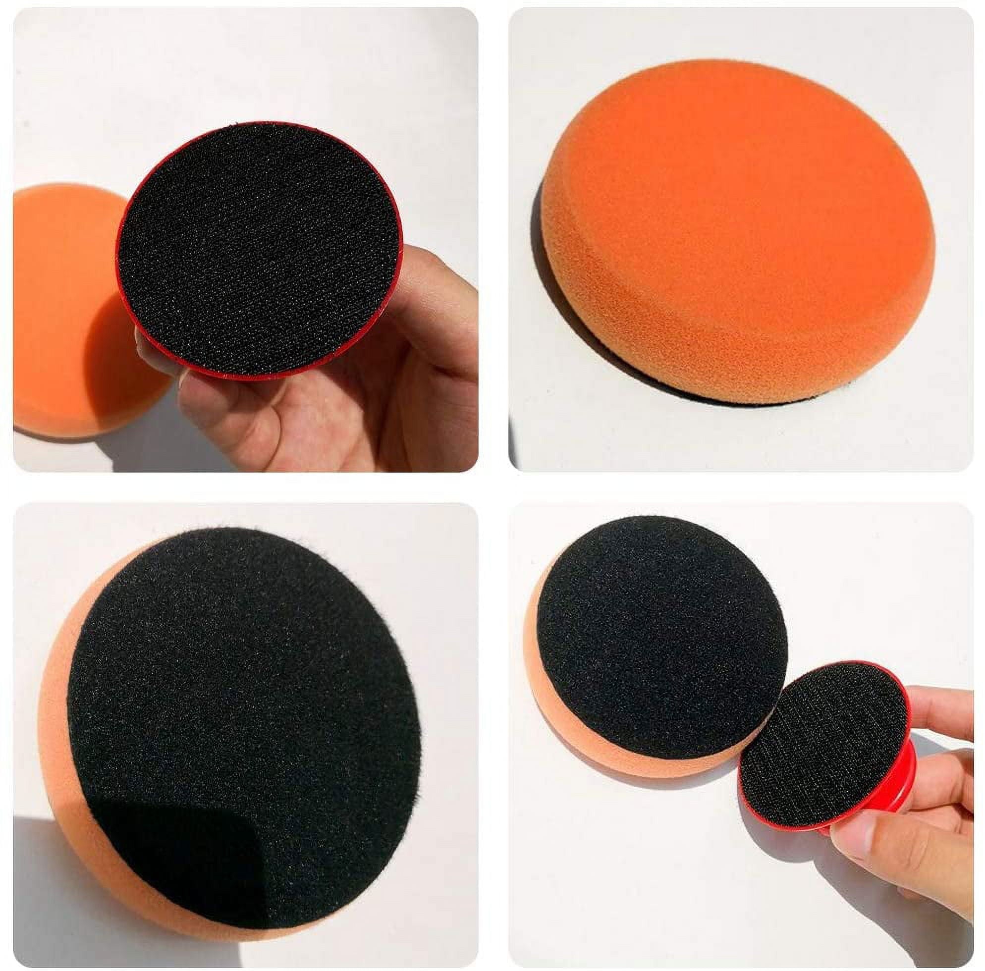 6PCS Car Wax Applicator Pads Kit- Car Detailing Tool for Waxing Kit Glaze Sealant Liquid Paste Wax Ceramic Coating , Paint and Auto Part Accessories , Car Wash Kit Cleaning Supplies